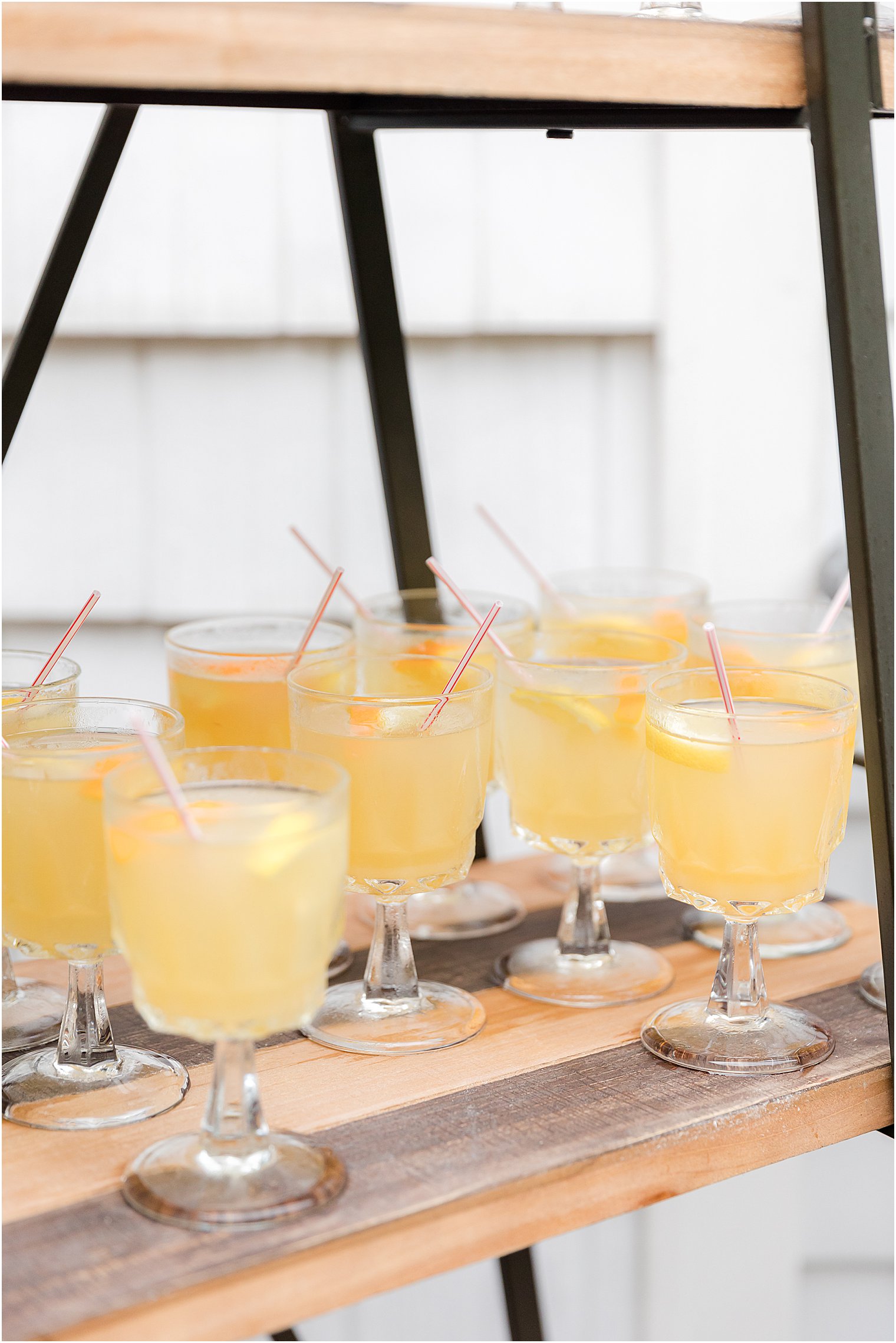 signature cocktails for The English Manor wedding reception 
