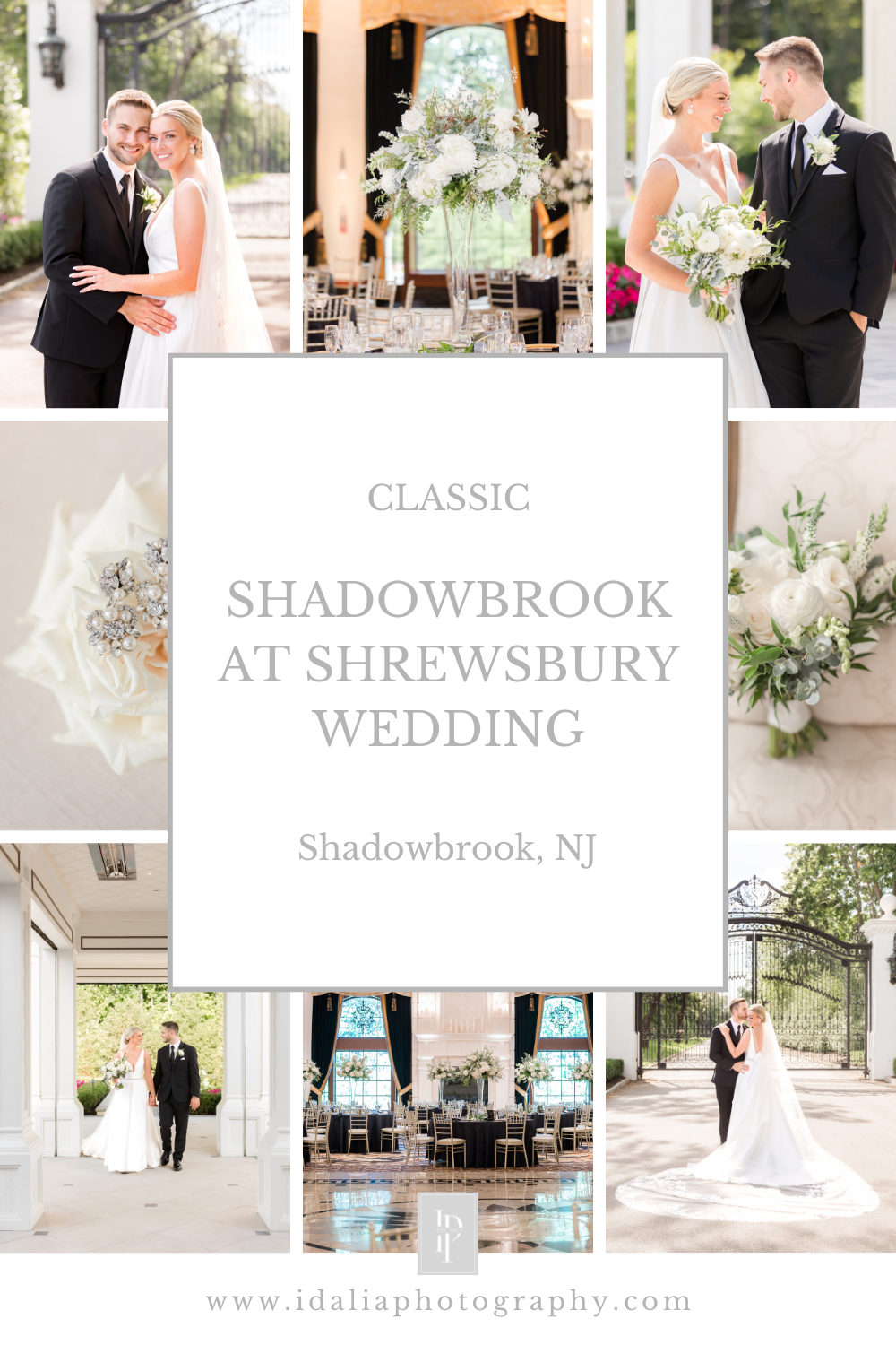 classic Shadowbrook at Shrewsbury wedding in New Jersey photographed by Idalia Photography