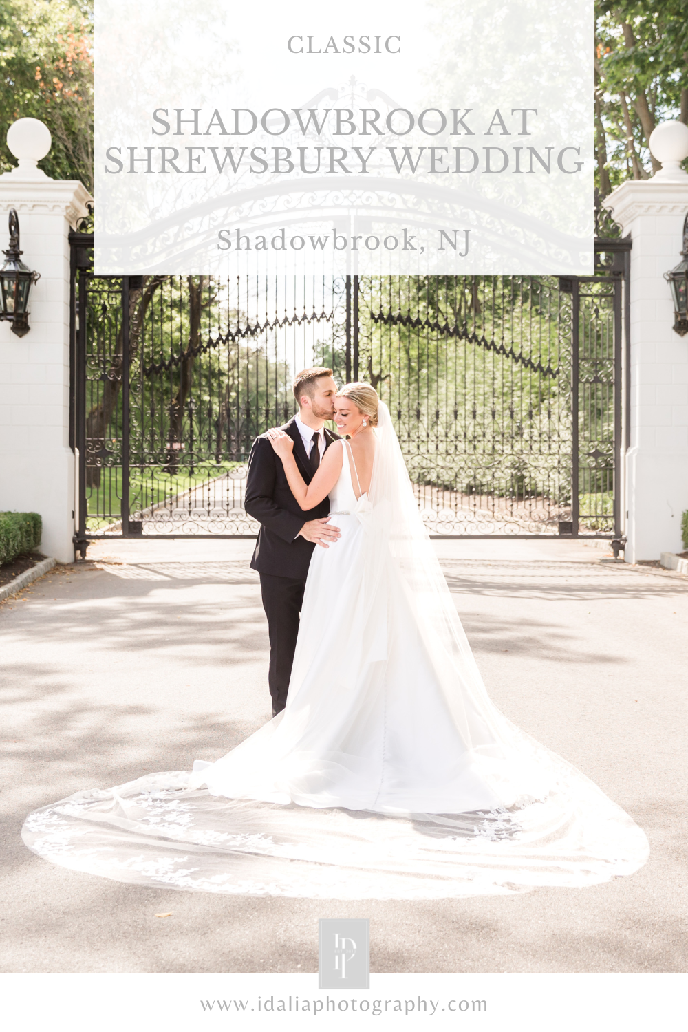 classic Shadowbrook at Shrewsbury wedding in New Jersey photographed by Idalia Photography