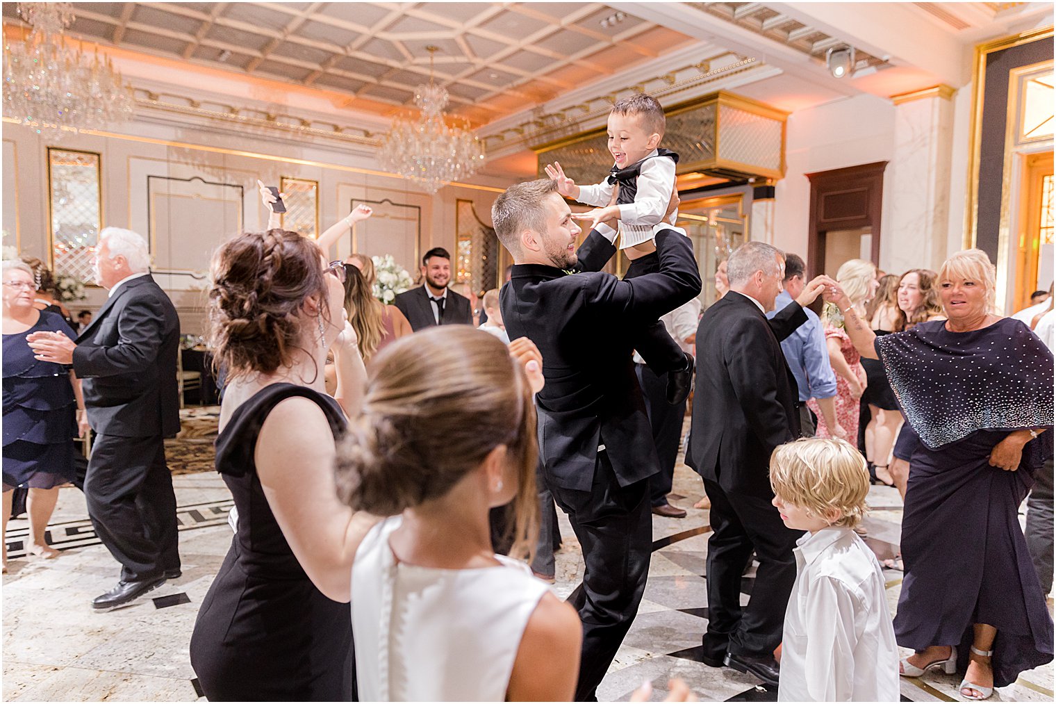 guest dance during Shadowbrook NJ wedding reception