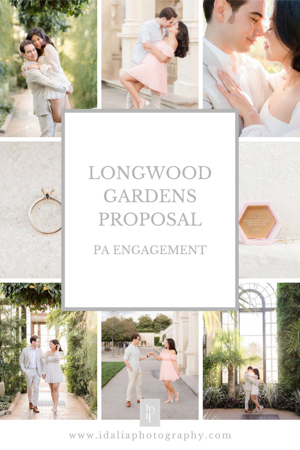 Longwood Gardens Proposal during the fall photographed by Idalia Photography Associate Team in Pennsylvania