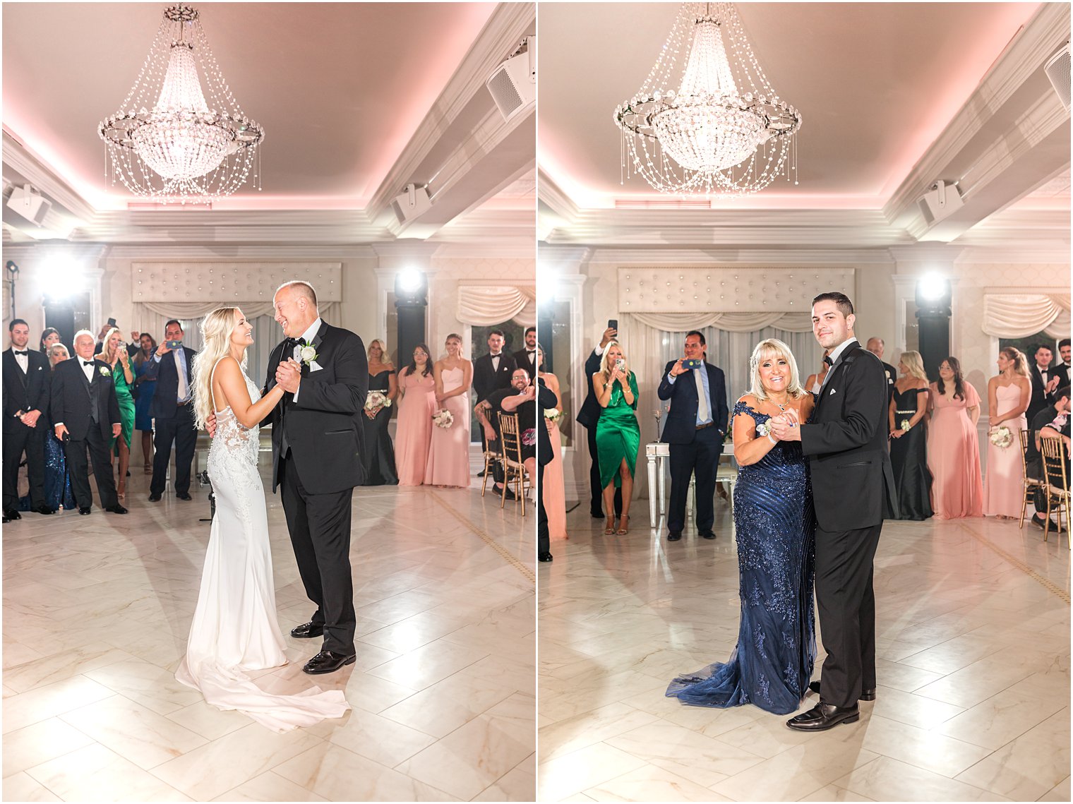 parent dances during NJ wedding reception