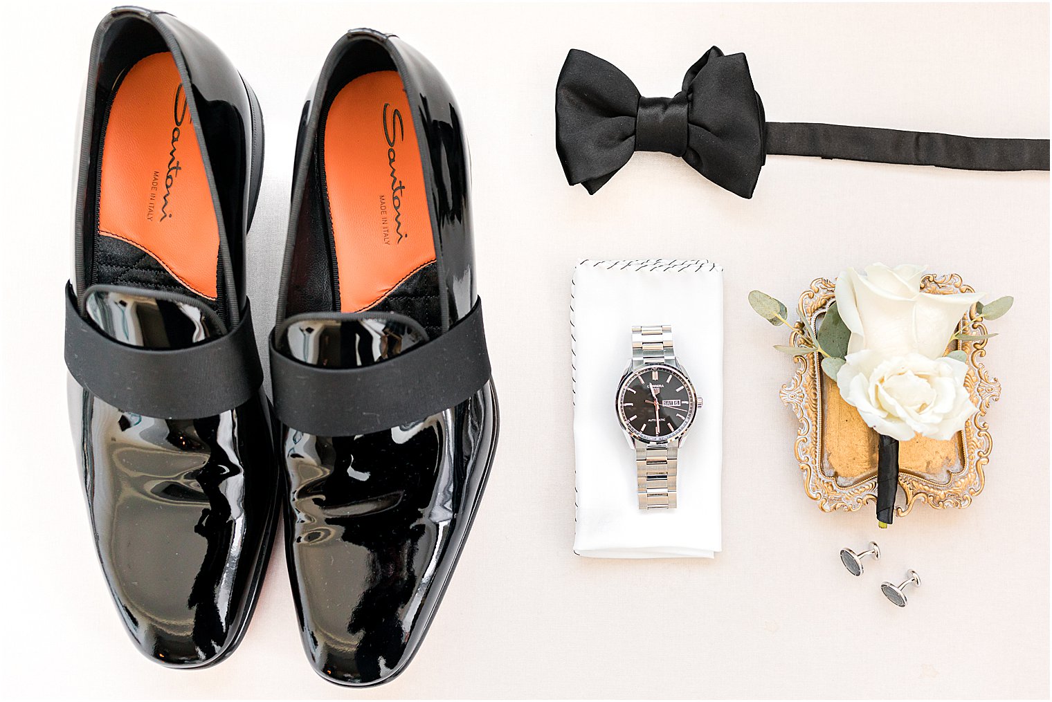 groom's classic details for fall wedding at the Berkeley Oceanfront Hotel