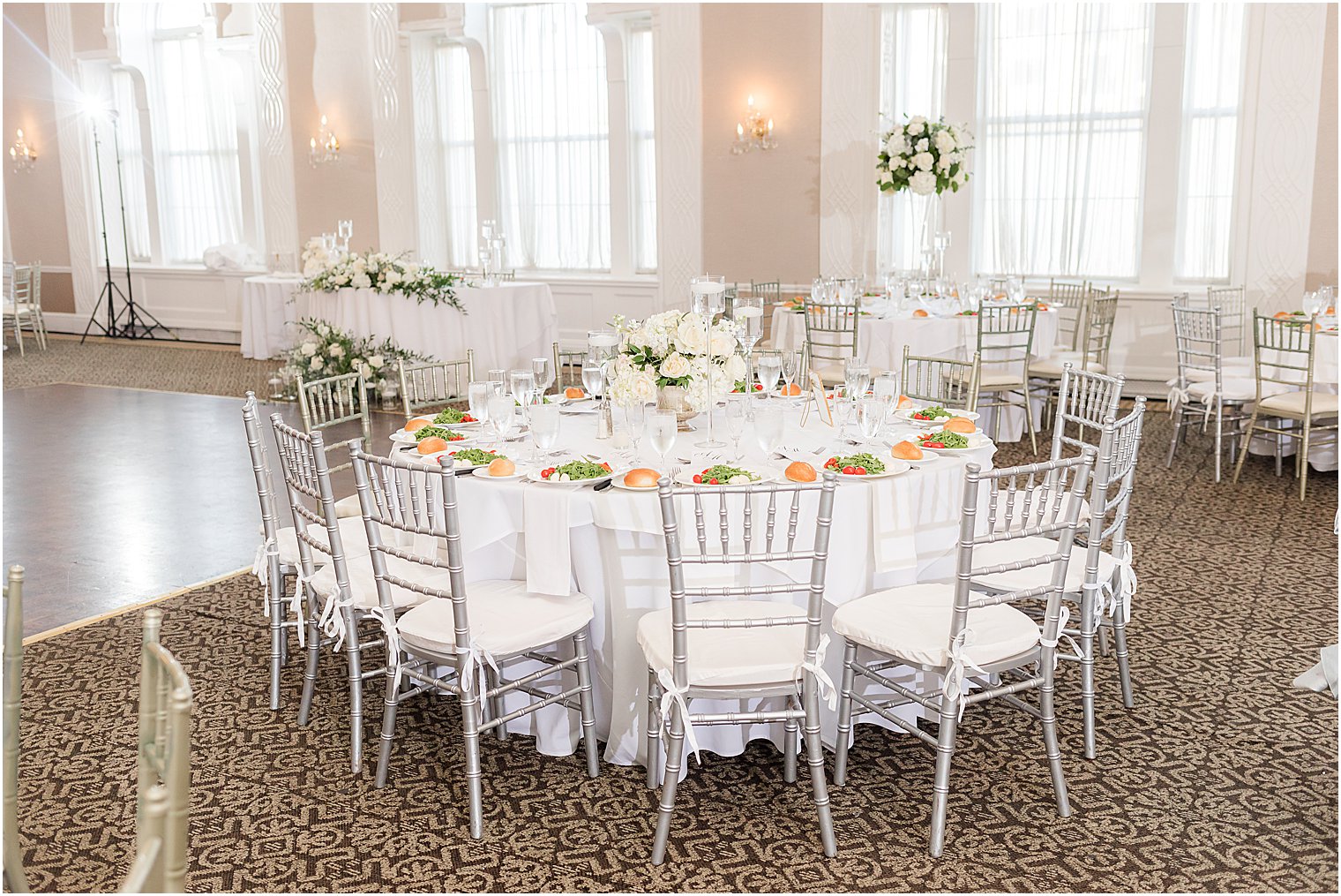 place settings for reception in New Jersey 
