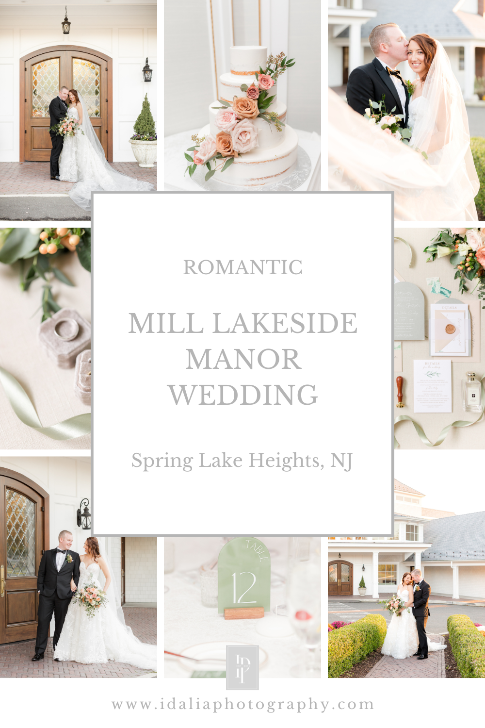 Quintessential shore wedding in the fall at the Mill Lakeside Manor in Spring Lake Heights, NJ photographed by Idalia Photogrpahy