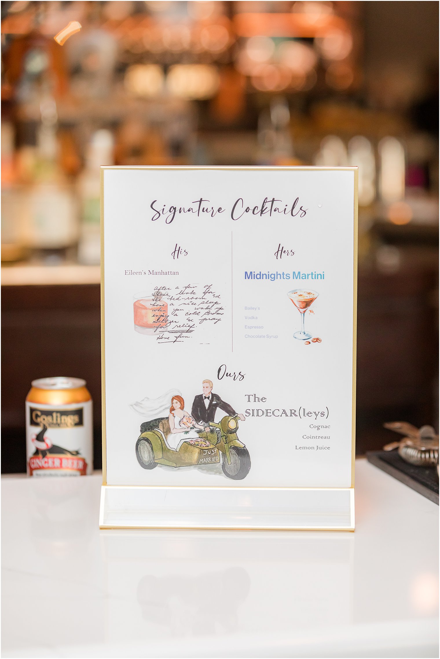 signature drink sign at The Mill Lakeside Manor 