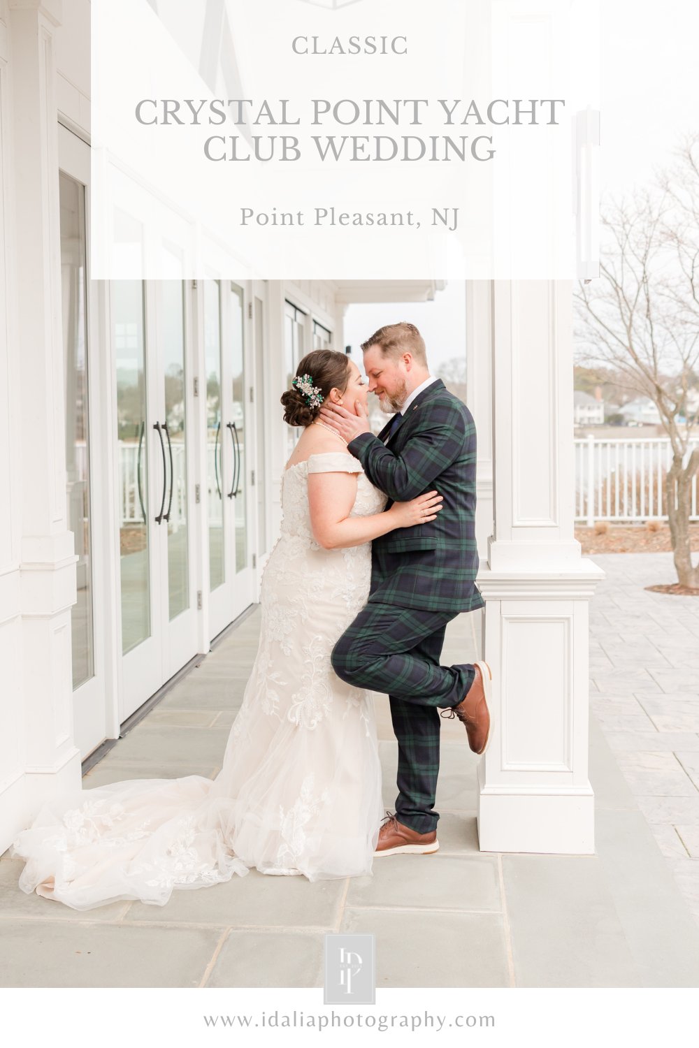 Springtime Crystal Point Yacht Club on St. Patrick's Day with New Jersey wedding photographer Idalia Photography