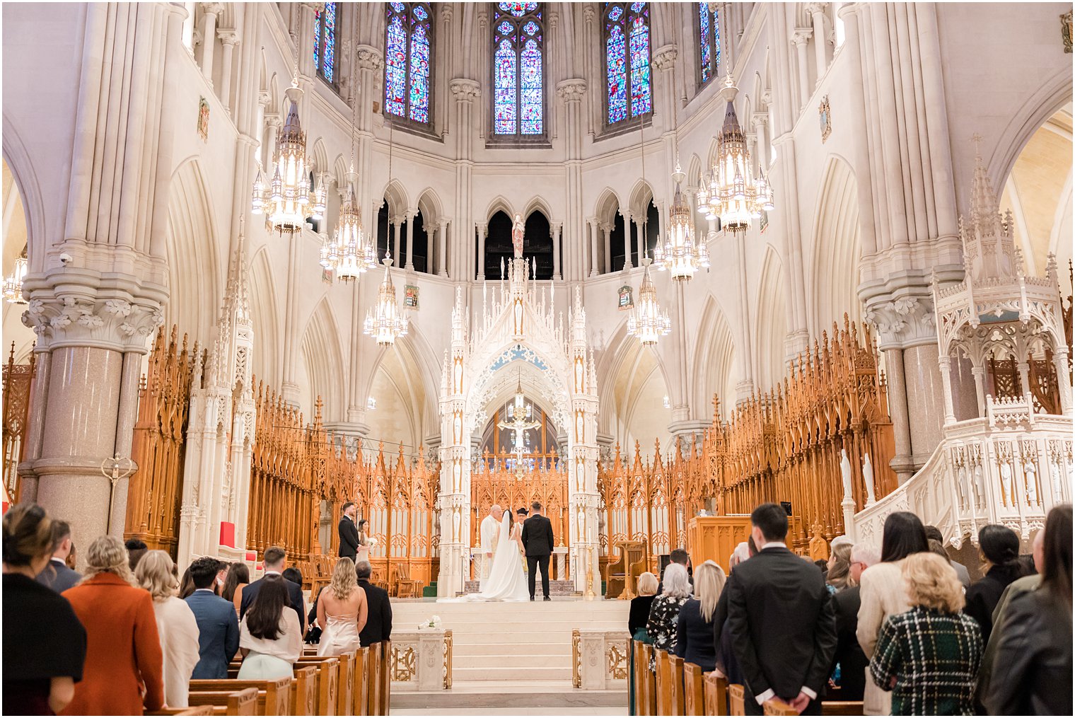 The Cathedral Basilica of the Sacred Heart wedding ceremony 