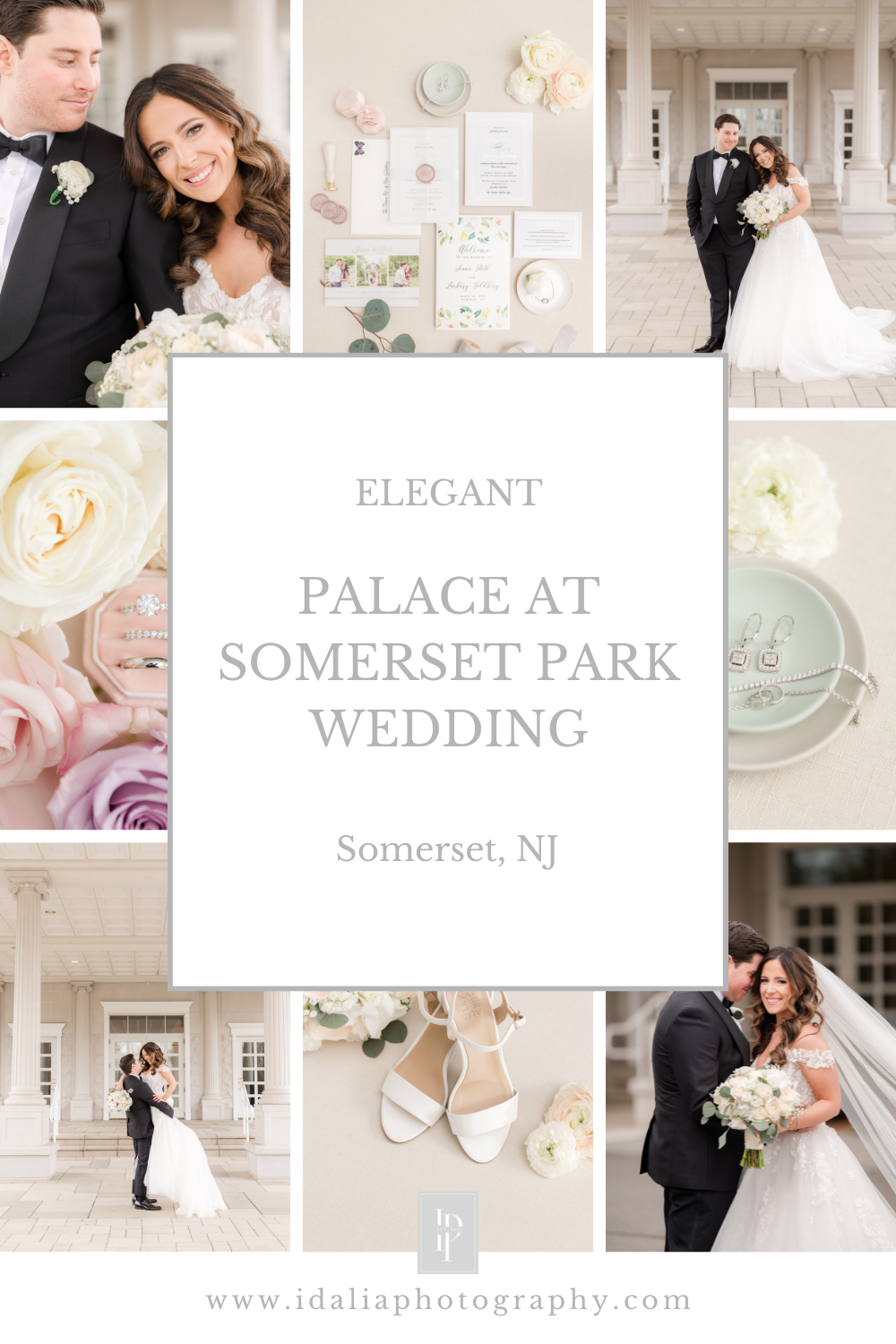 Palace at Somerset Park wedding with Jewish ceremony photographed by Idalia Photography, NJ wedding photographer