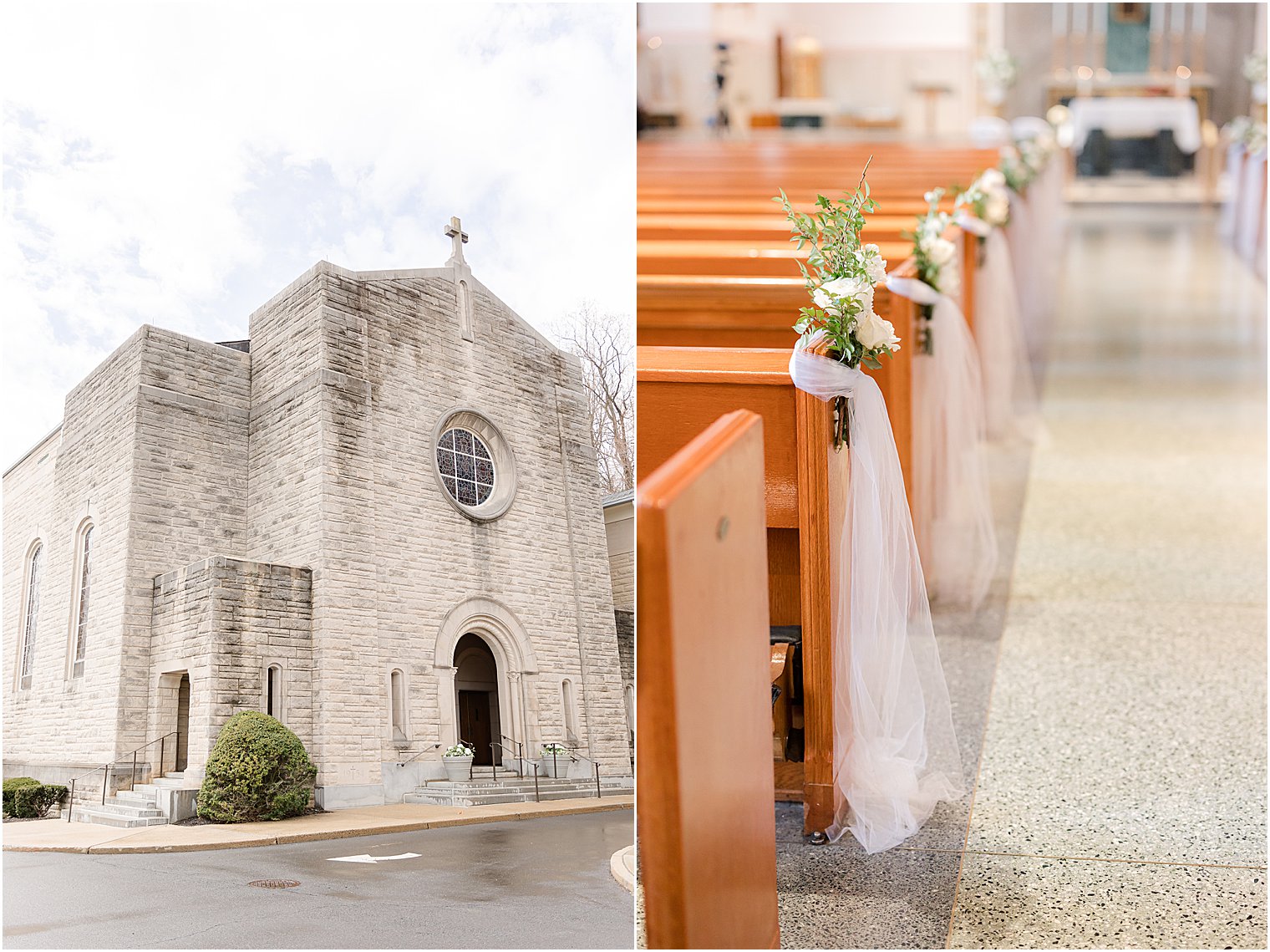 ceremony details at the Immaculate Conception Chapel at Mount Saint Mary Academy