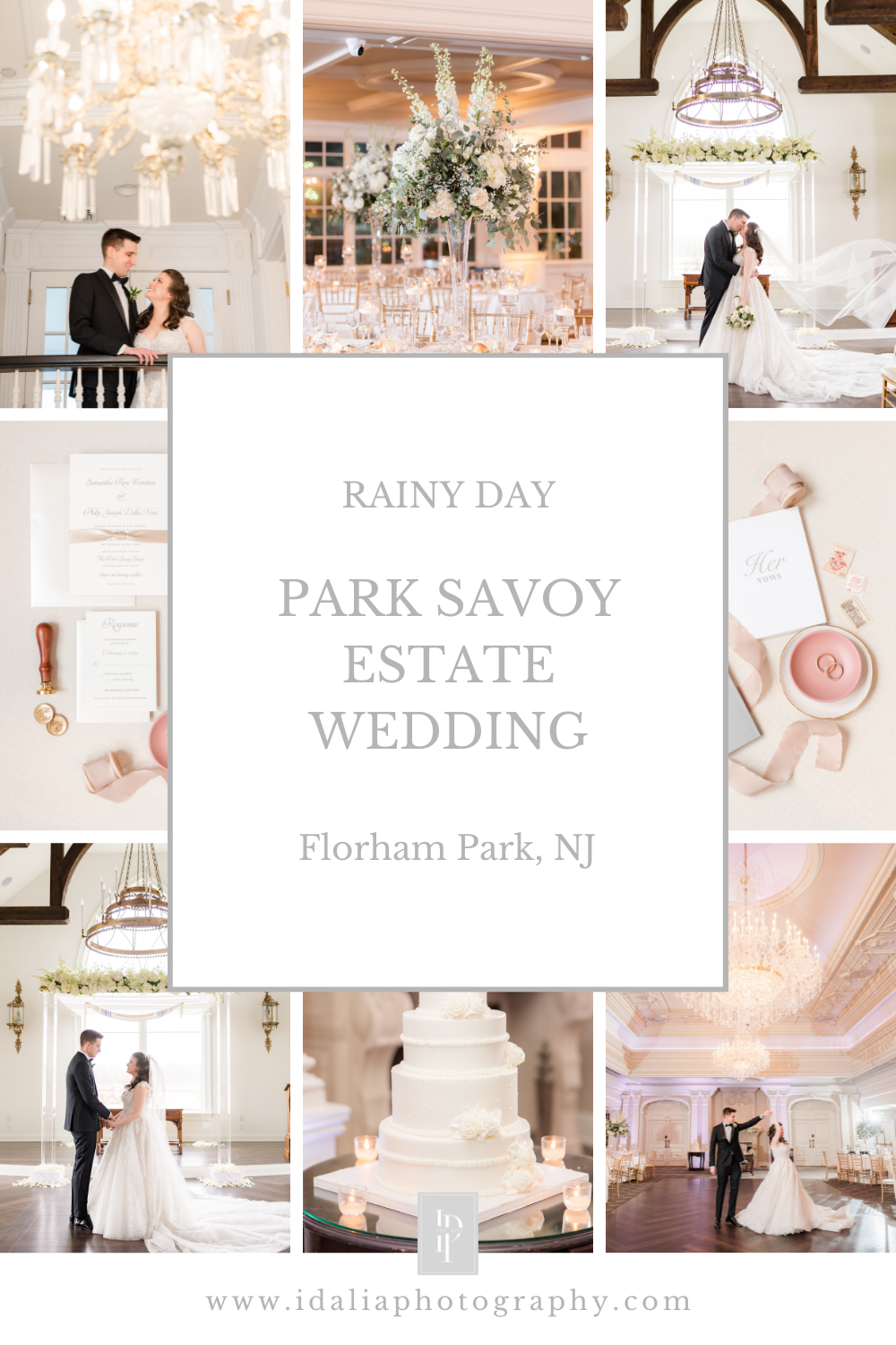 Rainy Wedding Day at Park Savoy Estate with Jewish ceremony photographed by New Jersey wedding photographer Idalia Photography