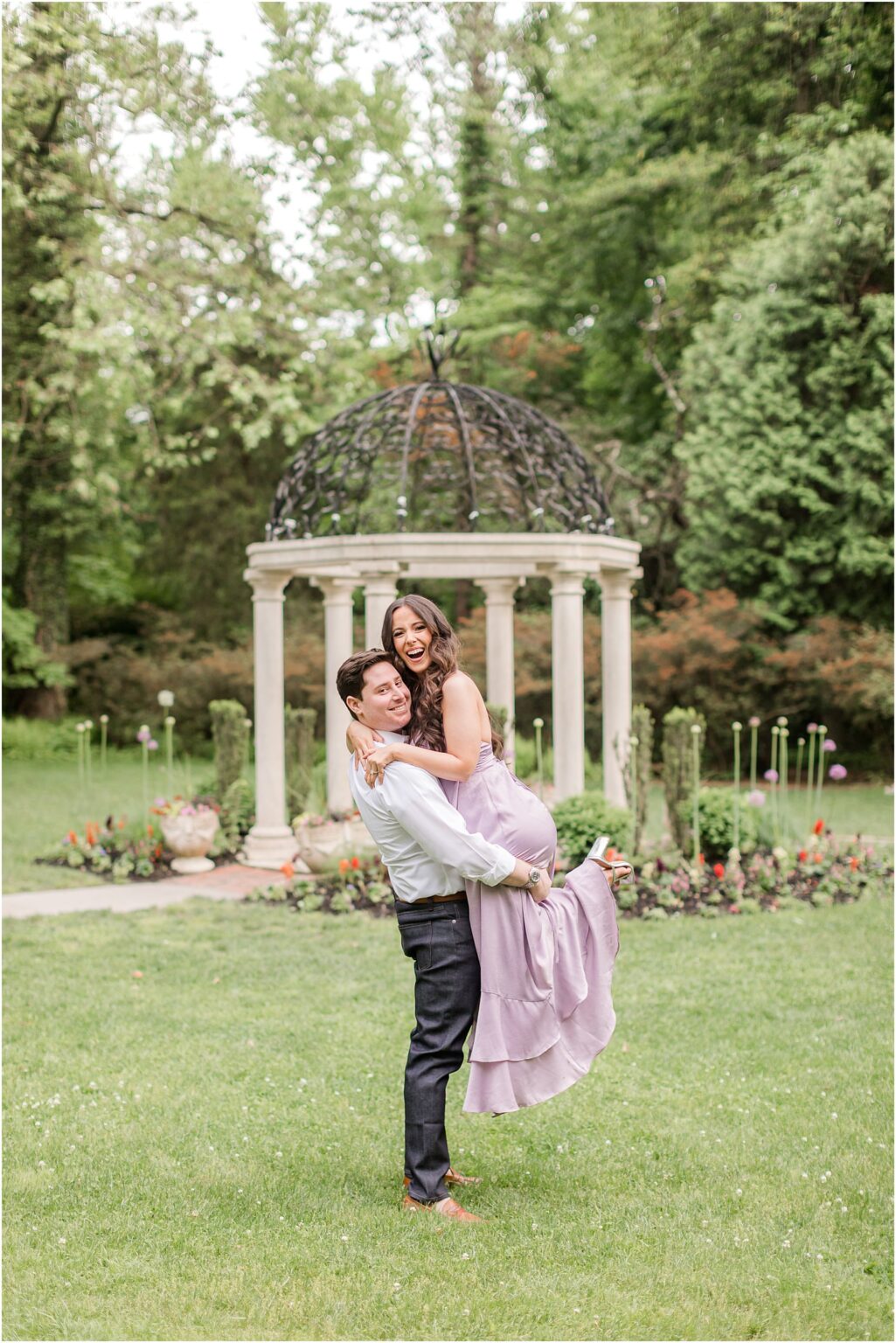 Sayen Gardens Engagement Session