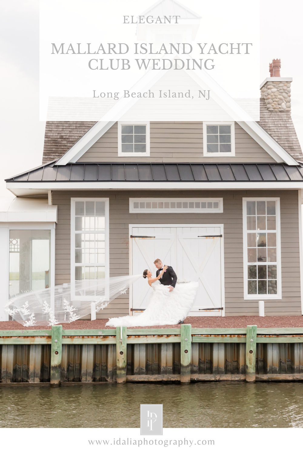 Mallard Island Yacht Club Wedding feature published in Bay Magazine photographed by Idalia Photography, LBI wedding photographer