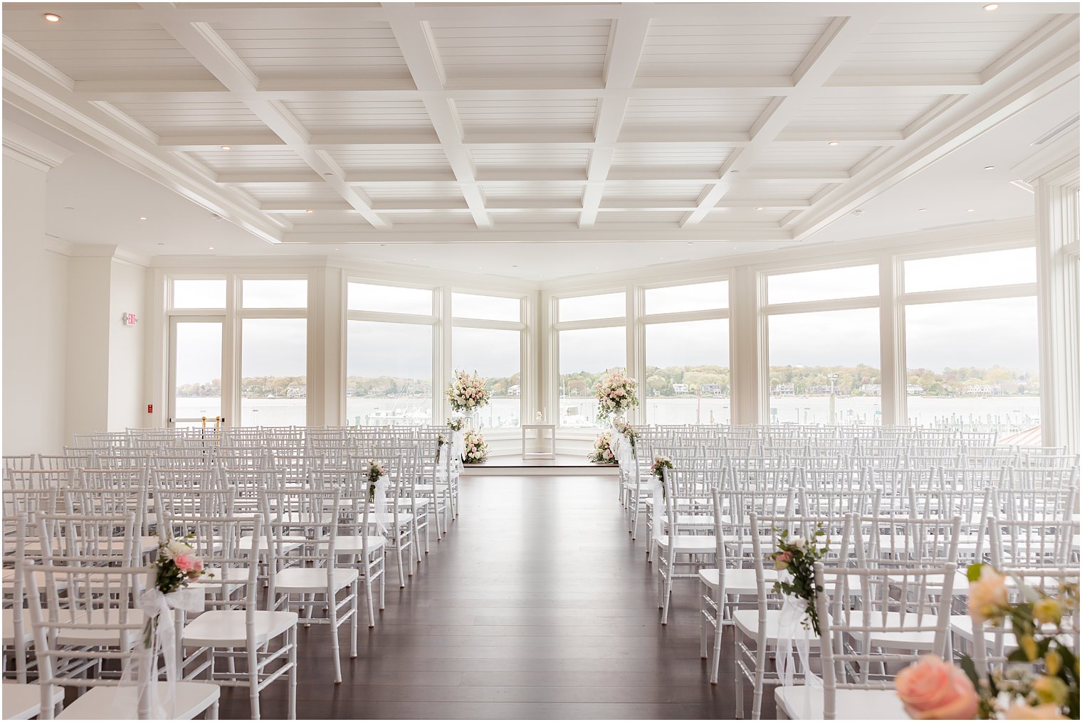 ceremony space in Clark's Landing Yacht Club