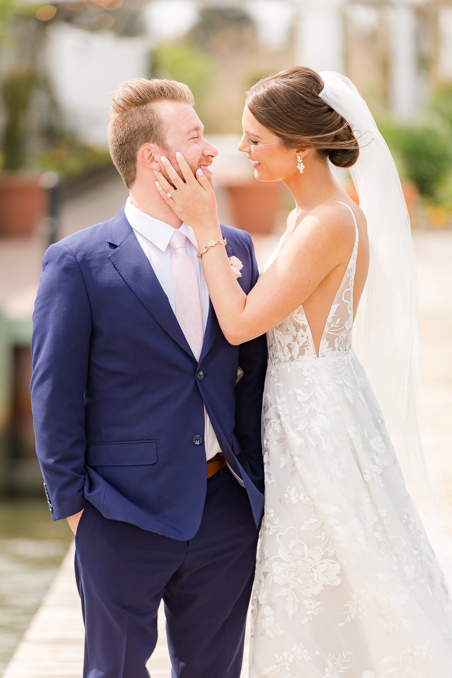 Couple looking each other romantically 