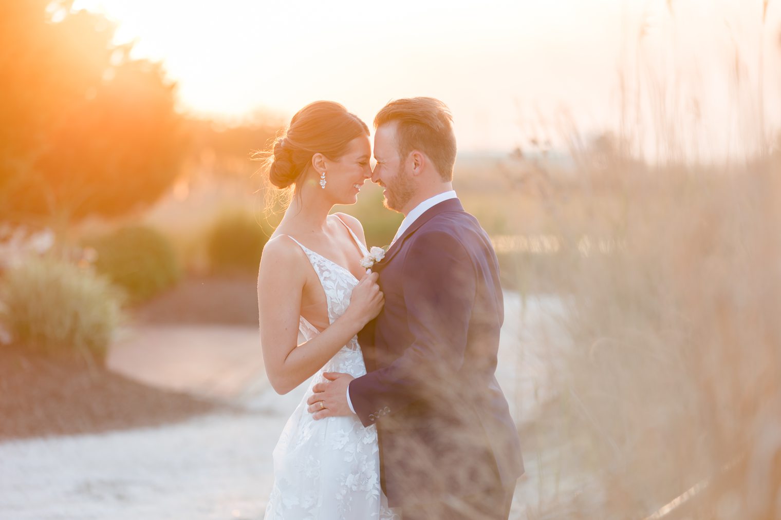 in love couple, enjoying their moment at Bonnet Island Estate