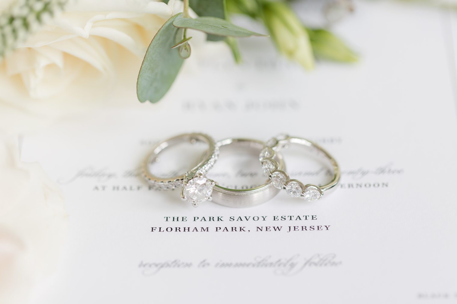 weddinf rings details at Park Savoy Estate