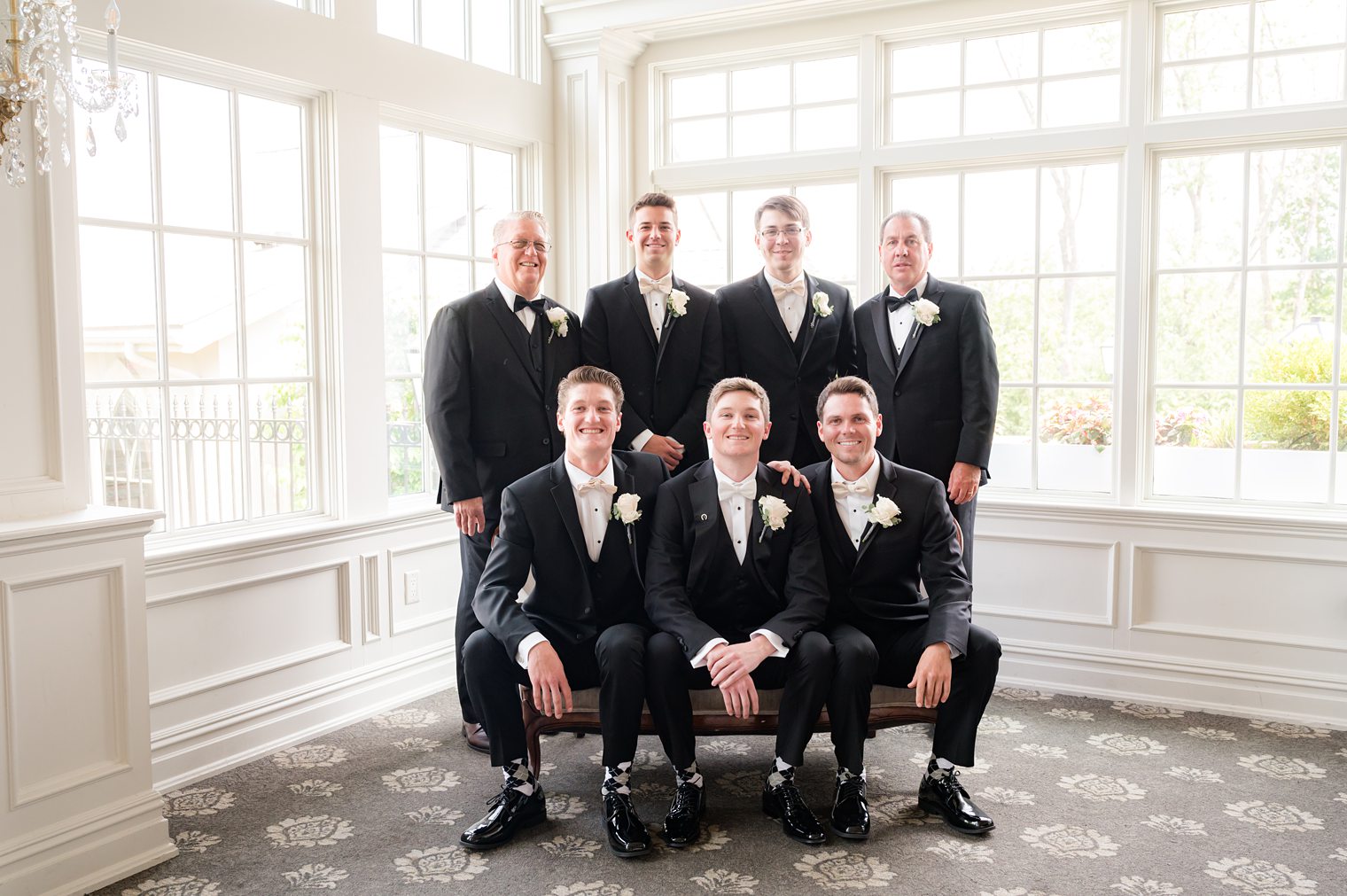 Groom and his best men's before sharing the first look with her future wife 