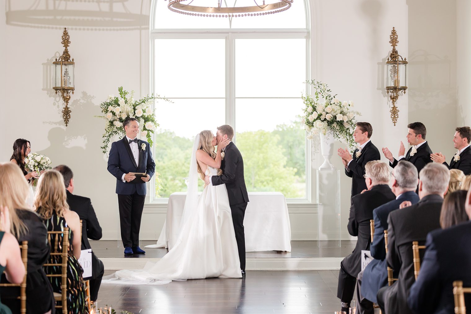 First kiss as Husband and Wife 