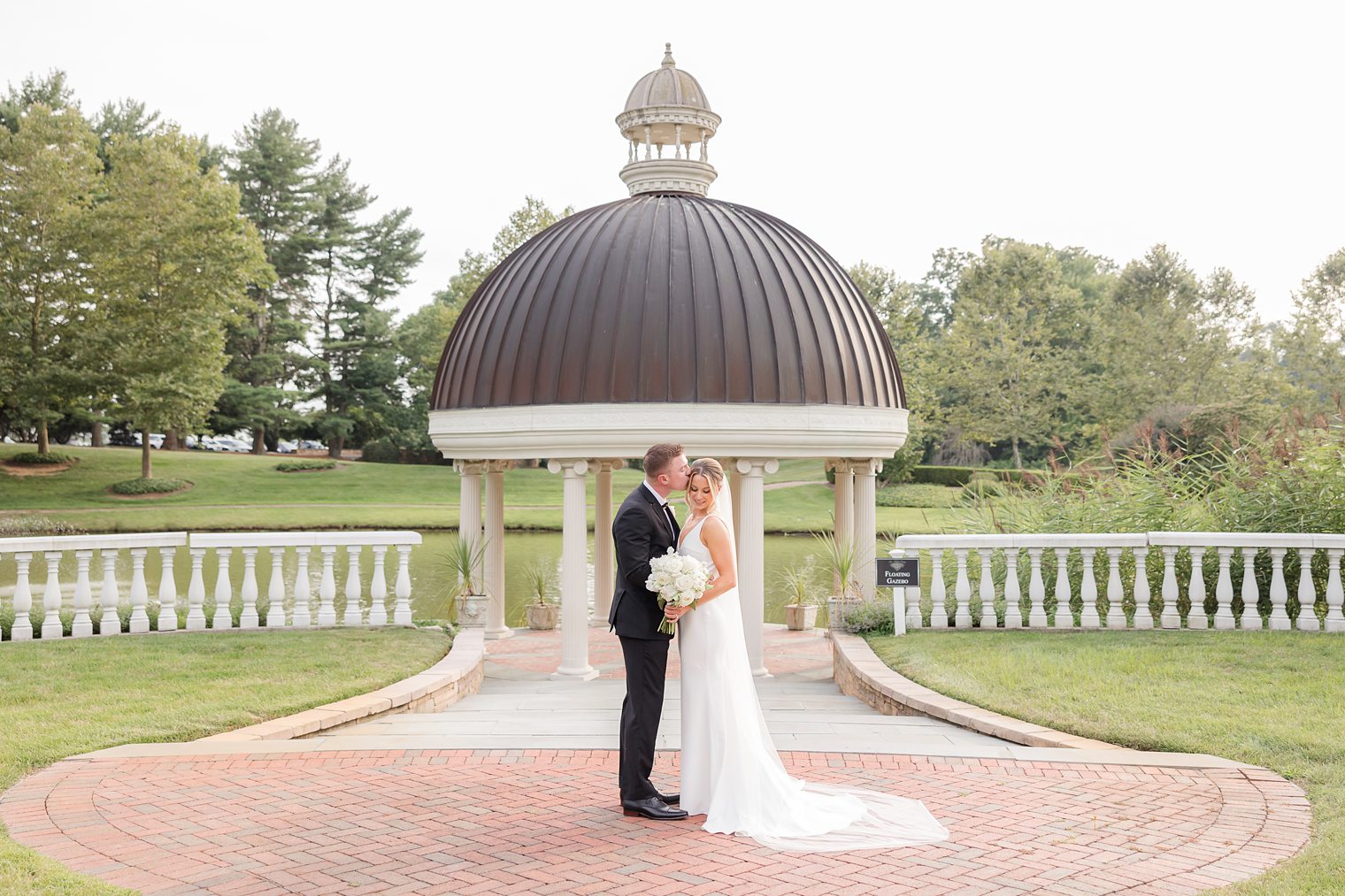 husband kissing her wife