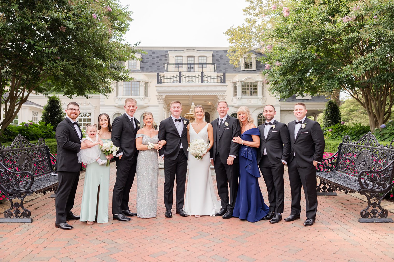 Husband and Wife with the families together