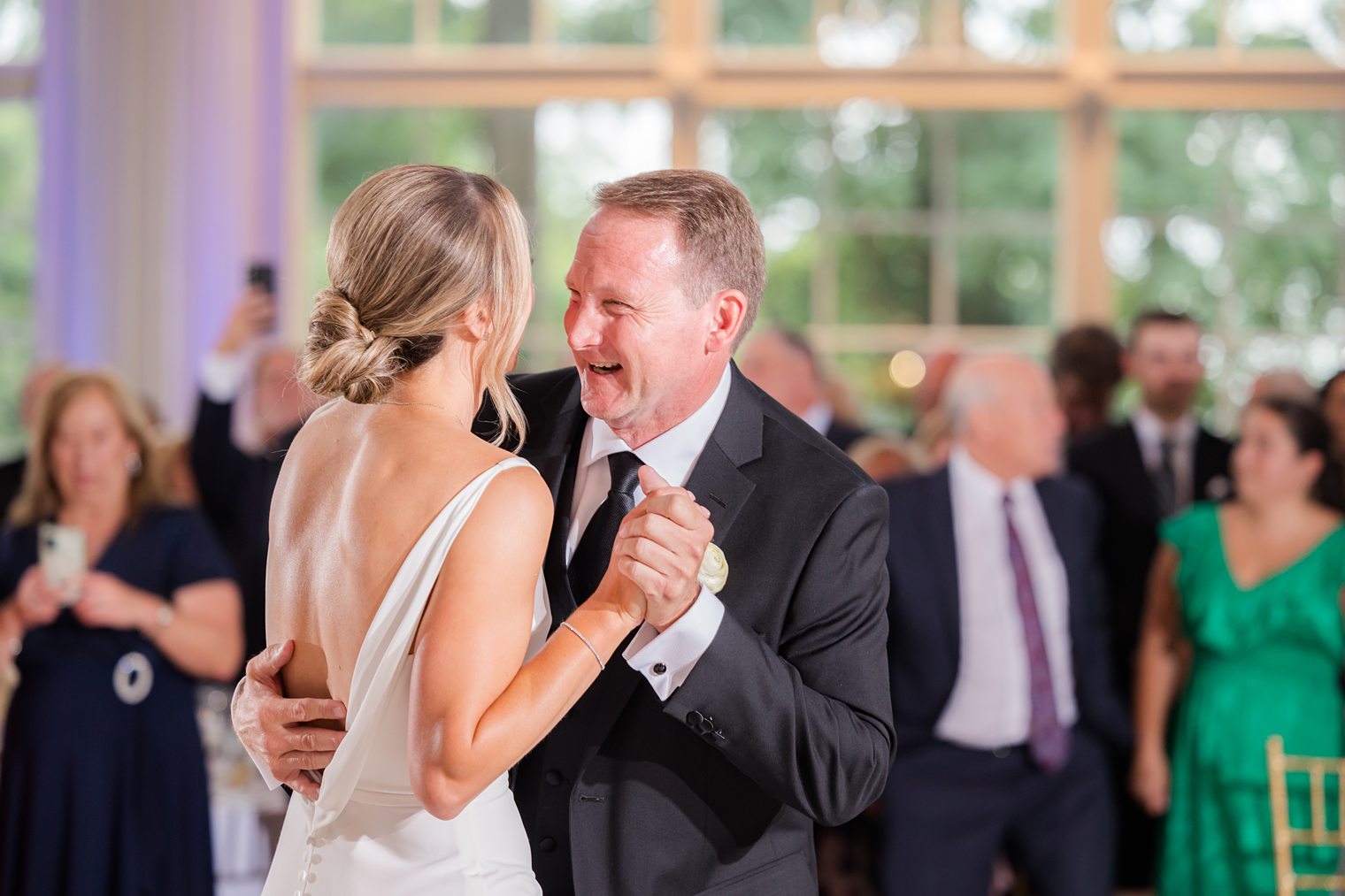 father and daughter first dance as wife 