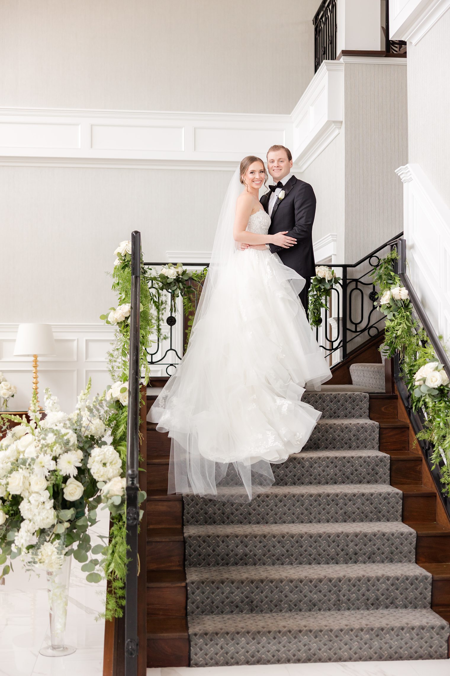 couple posing on their wedding session