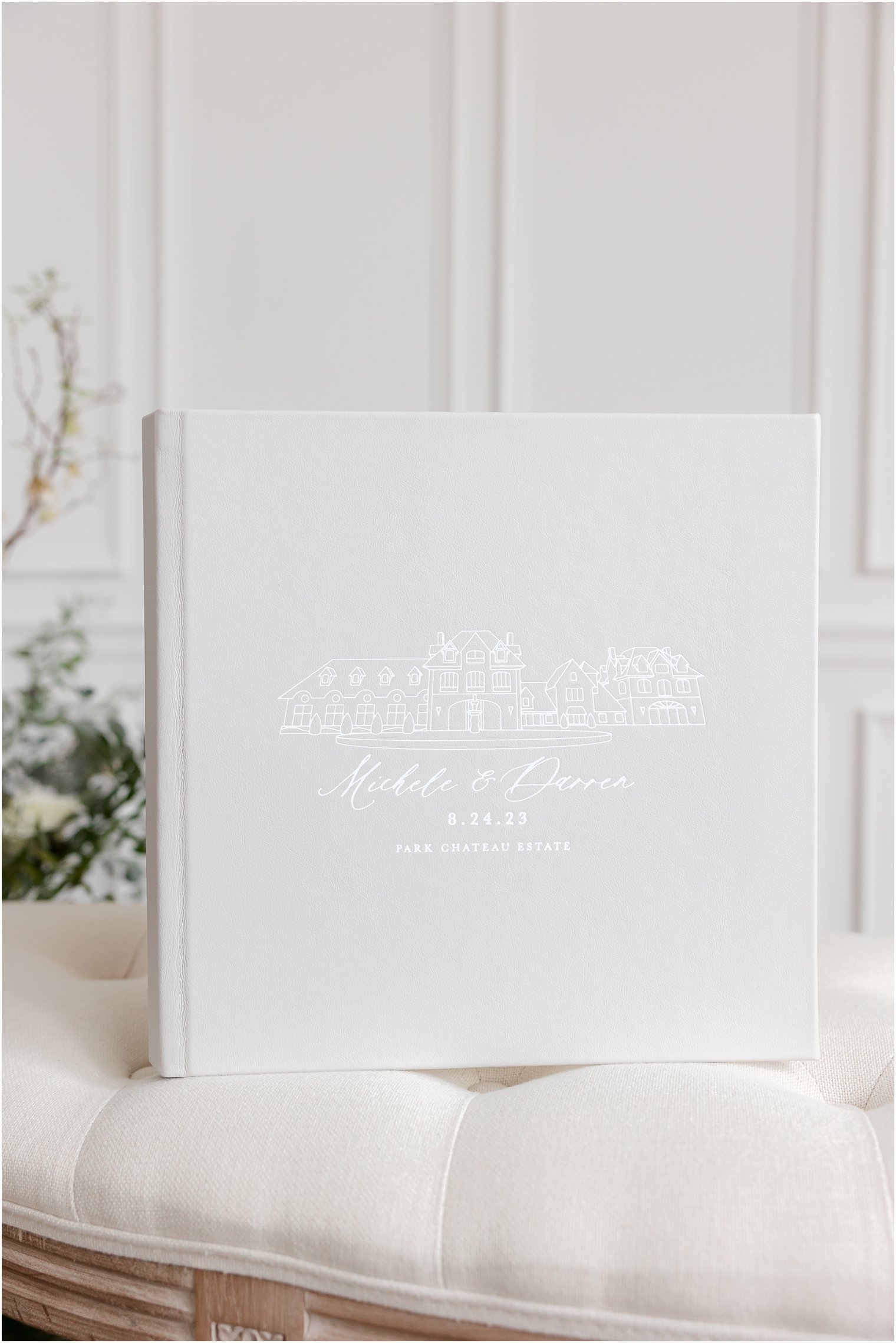 Park Chateau Estate leather album with custom cover