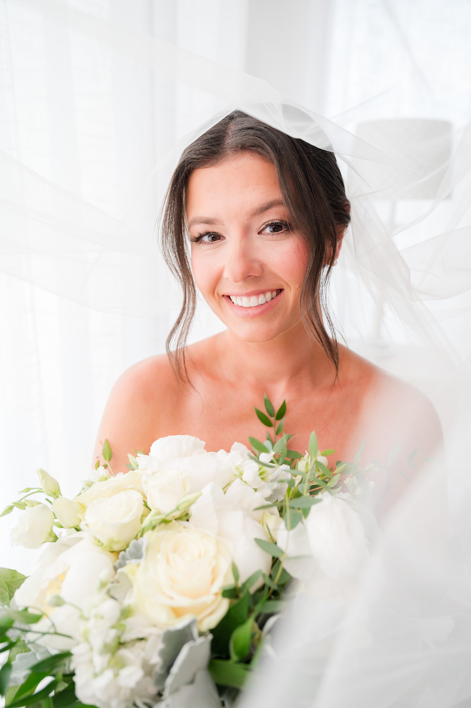 beautiful bride portrait 