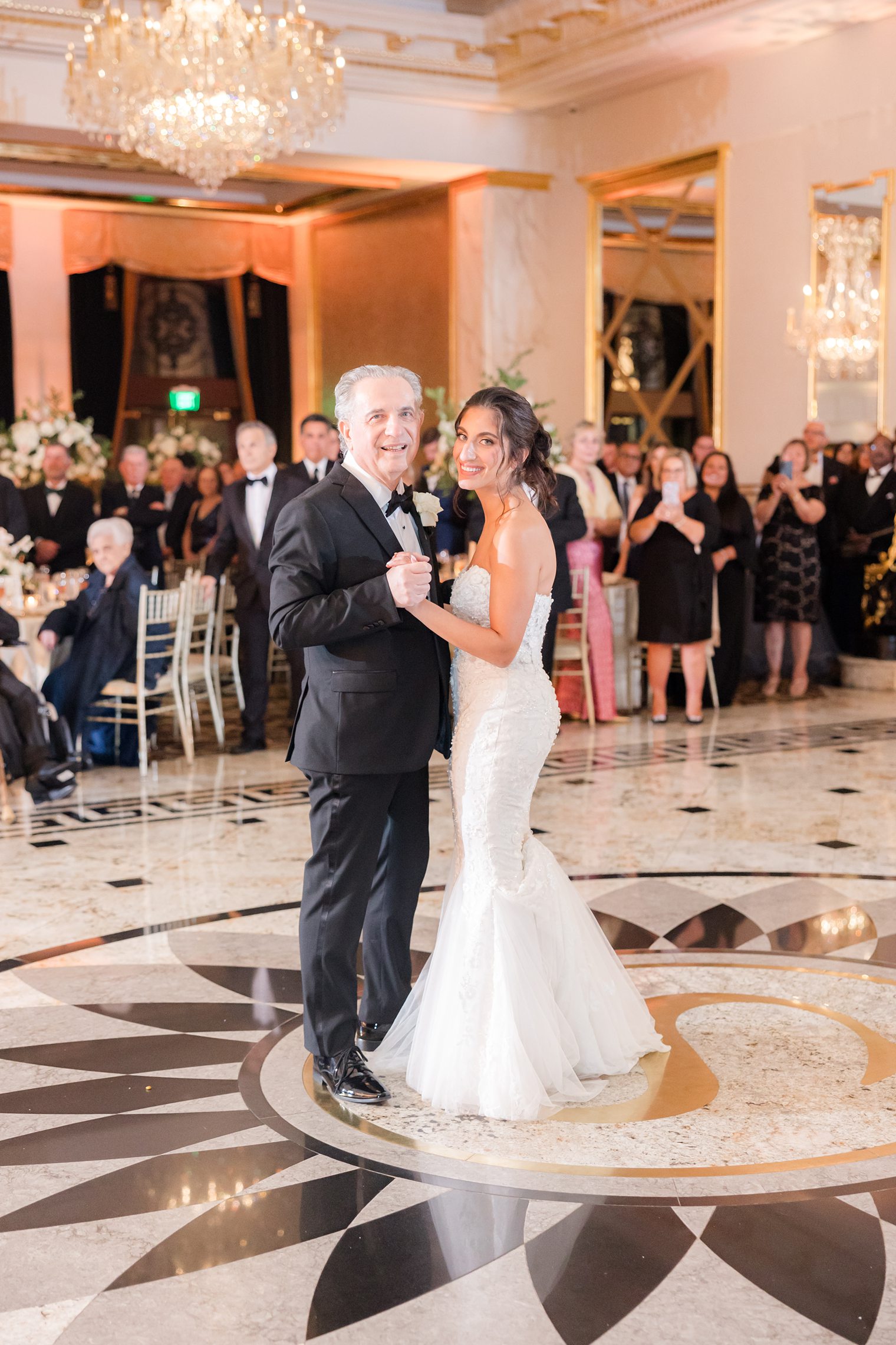 father of the bride sharing a dance 