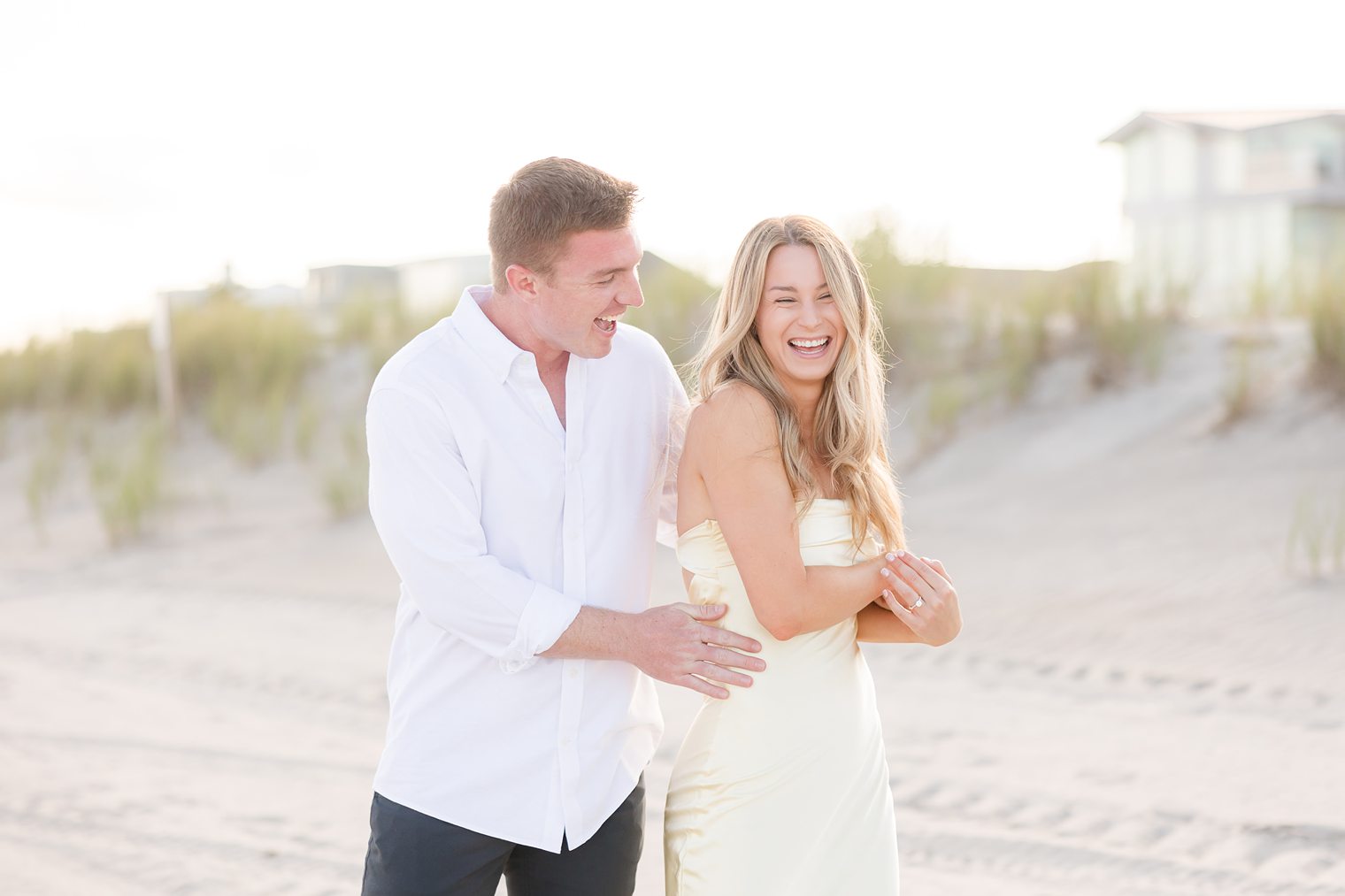 future husband and wife enjoying their especial day 