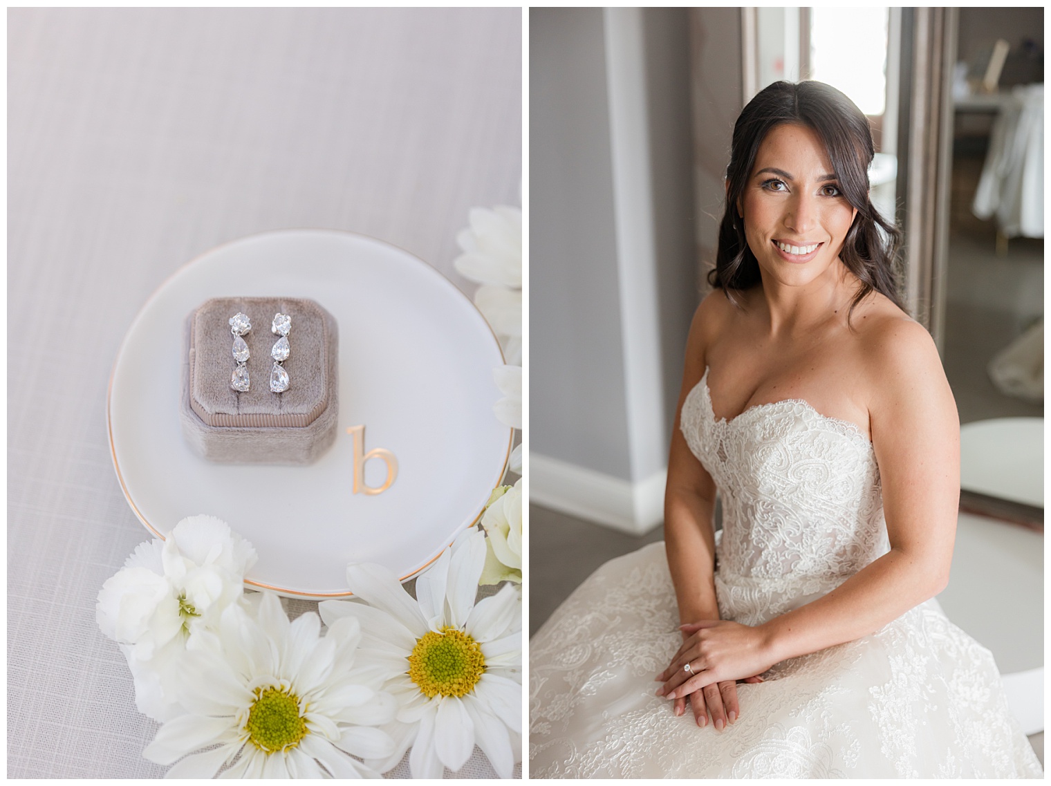bride posing