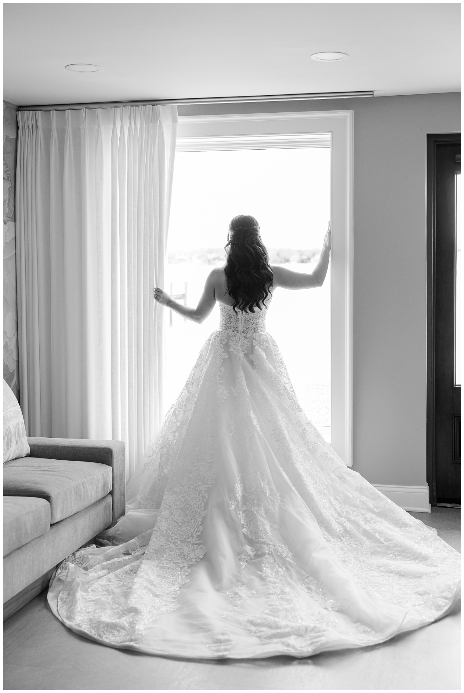 bride posing