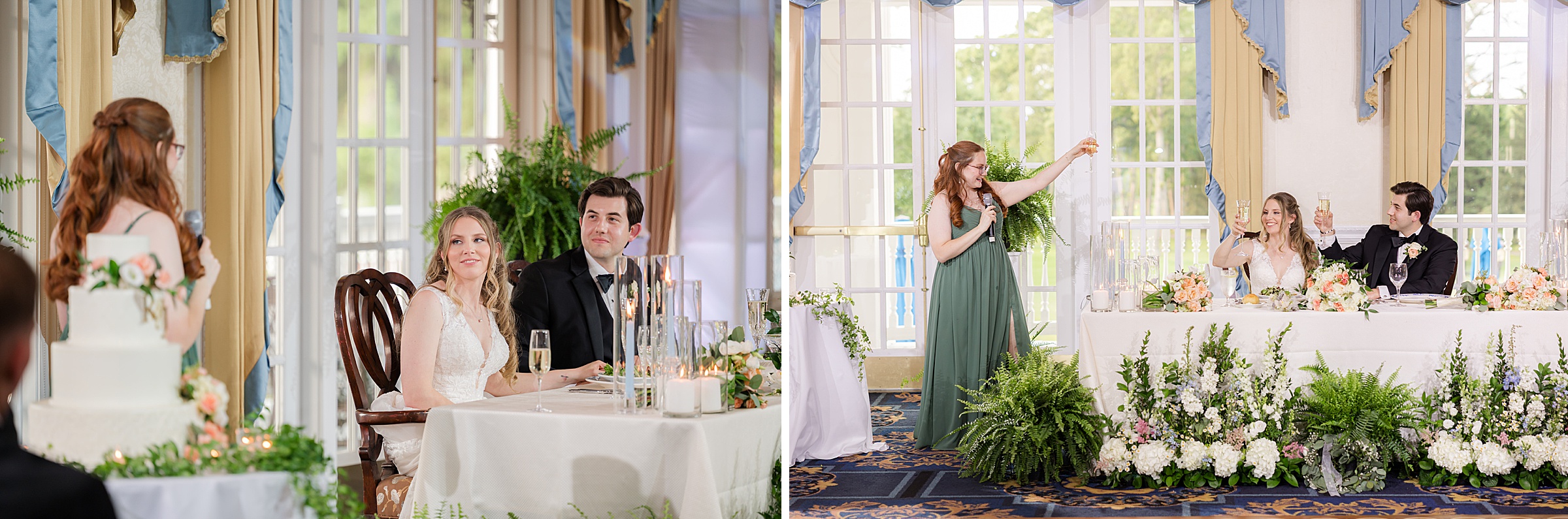 Maid of honor's toast to the couple